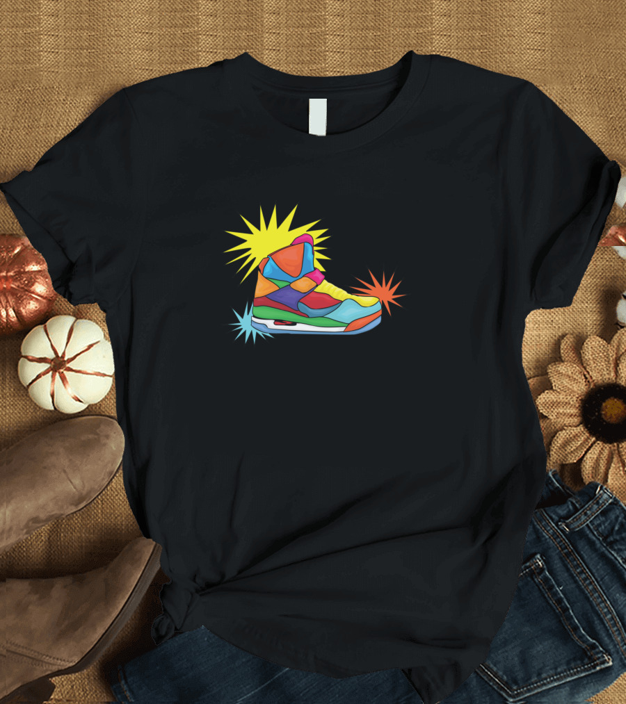 Jordan Colorful Clay Shoes Vibrant Sneaker Pop T-Shirt