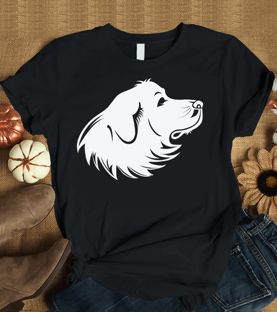 Great Pyrenees Majestic Canine Profile T-Shirt