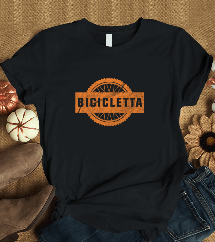Bicicletta Mountain Bike Wheel Italian MTB T-Shirt