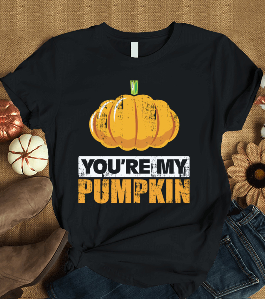 You're My Pumpkin Love Halloween Couple T-Shirt
