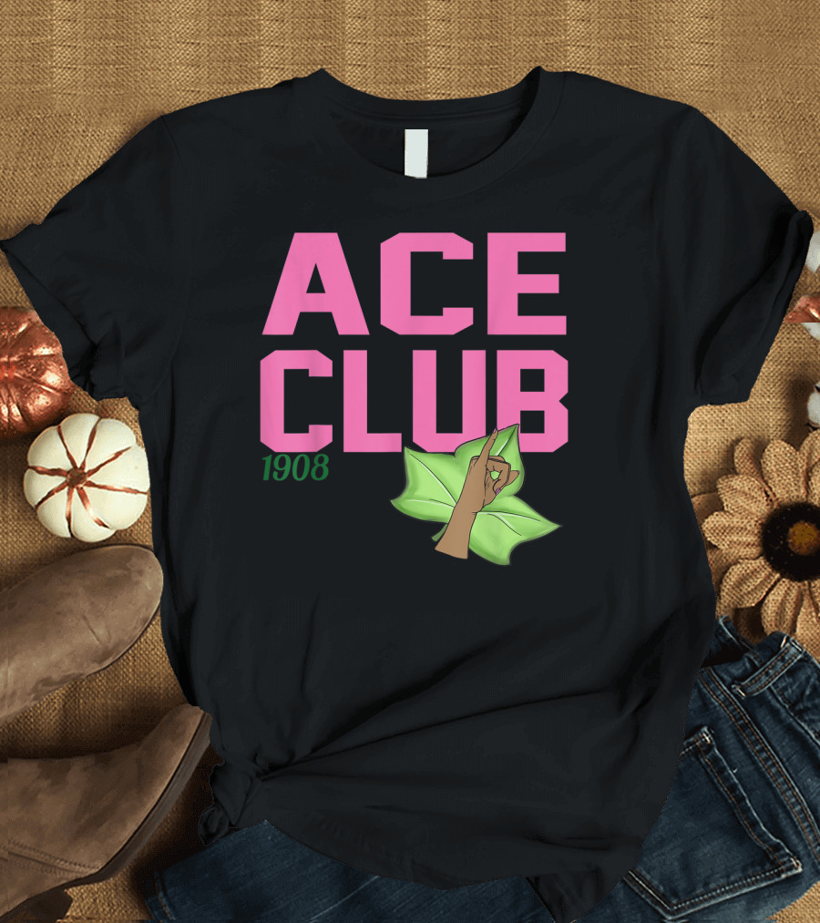 Ace Club 1908 Paraphernalia Aka Leaf Hand Gesture T-Shirt