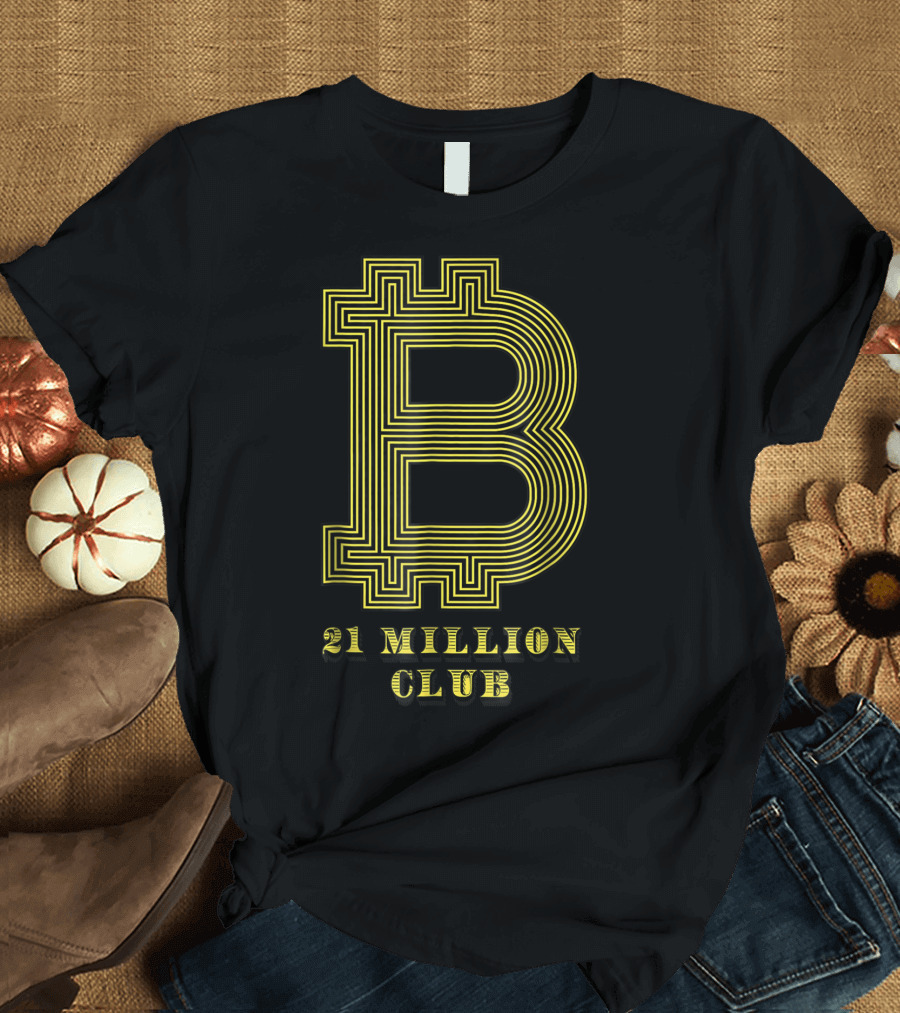 Bitcoin B Symbol 21 Million Club T-Shirt