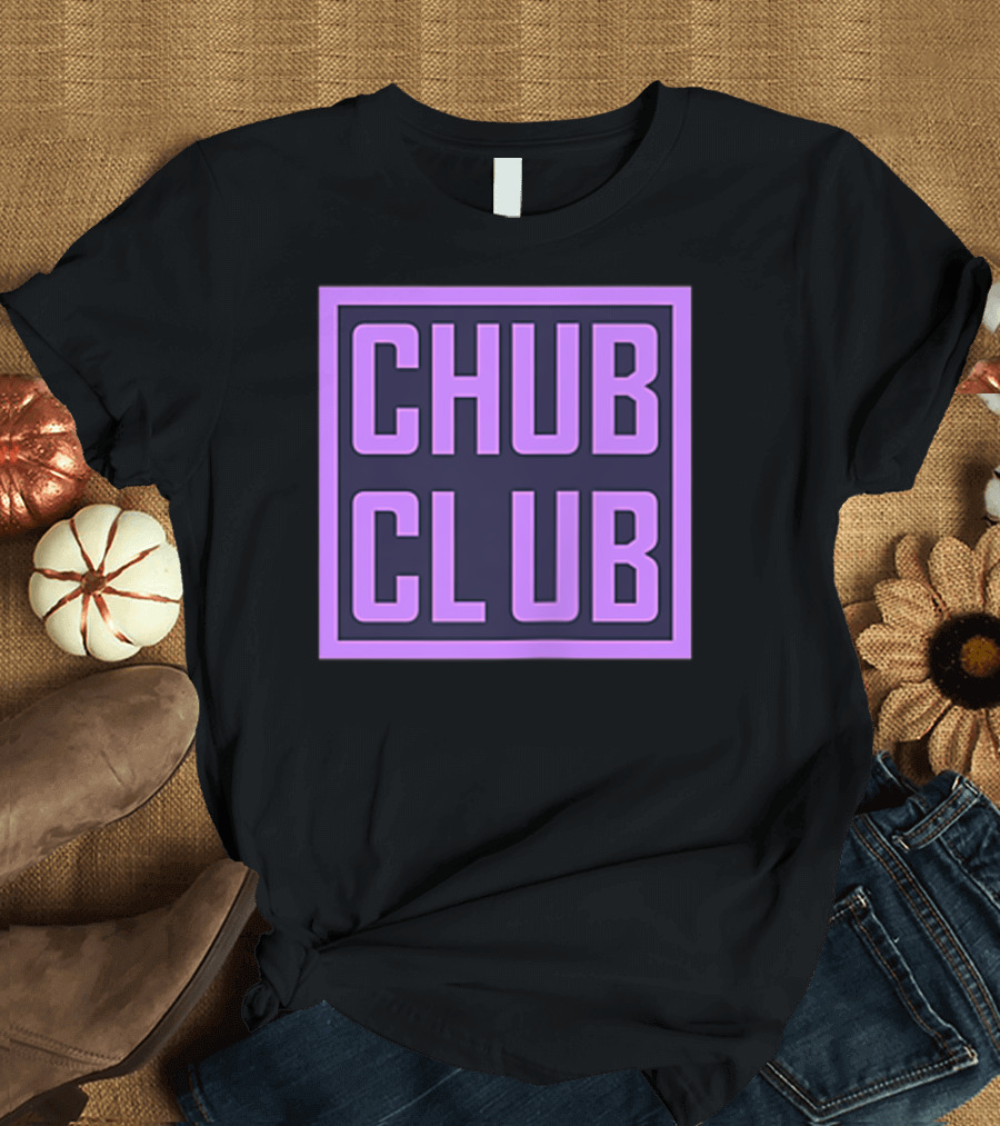 Chub Club Purple Badge Cewpins T-Shirt