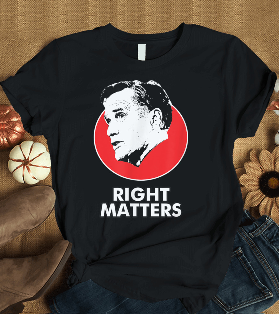 Mitt Romney Right Matters Red Circle T-Shirt