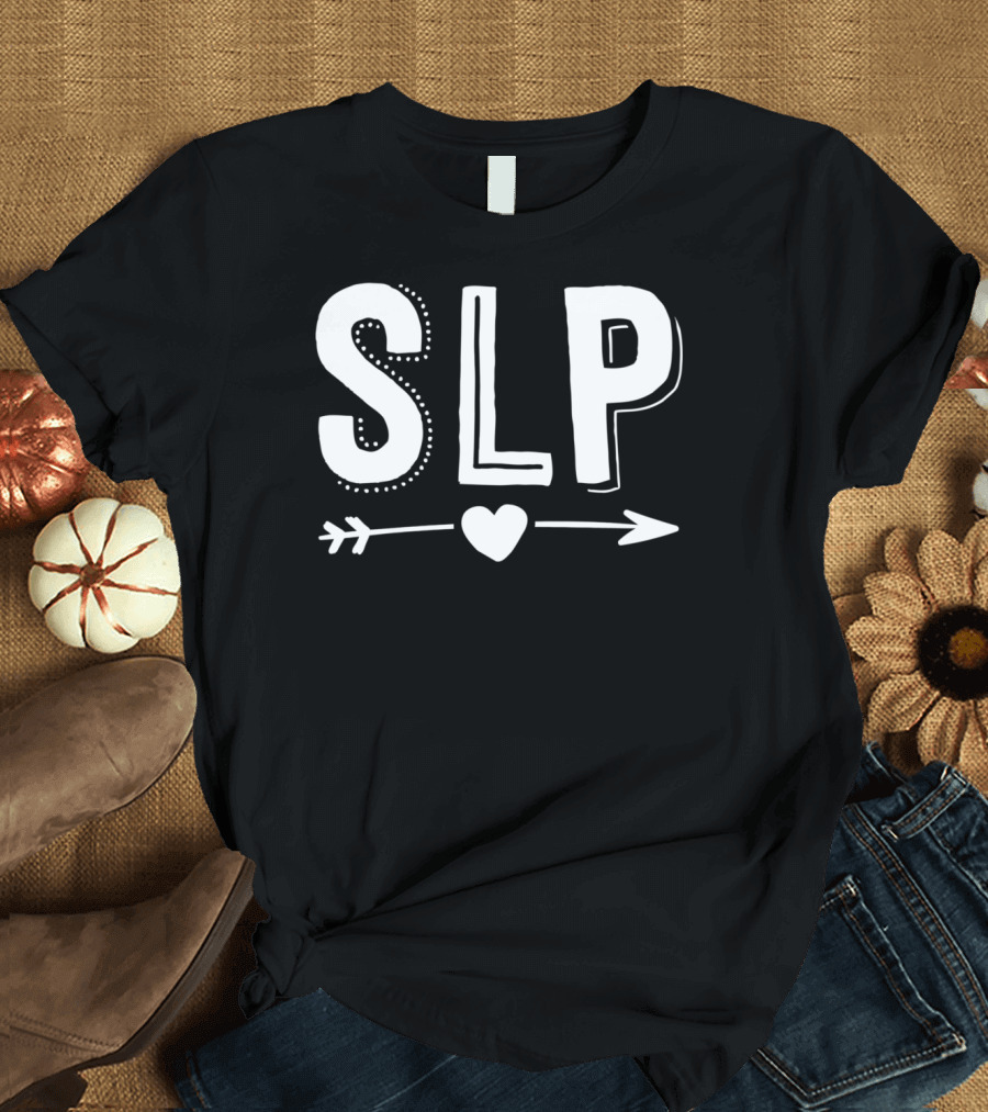 SLP Arrow Heart Speech Language Path T-Shirt