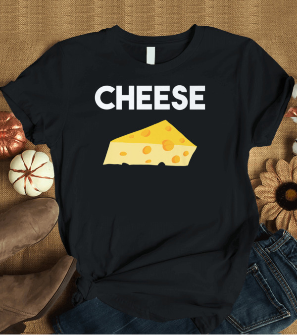 T-Shirt: Funny Cheese Cute Foodie Iconic Cheese T-Shirt Funny Cheese Cute Foodie Iconic Cheese T-Shirt