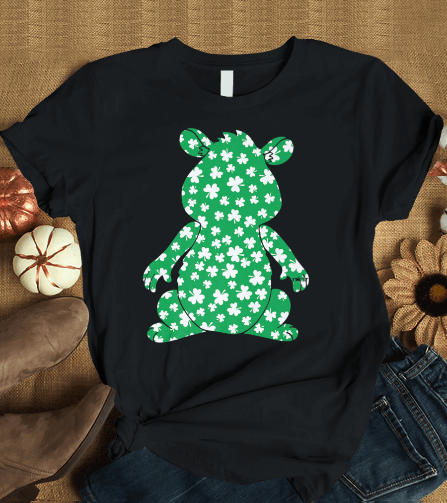 Hamster Clover Pattern St Patrick's Day Pet Lovers T-Shirt