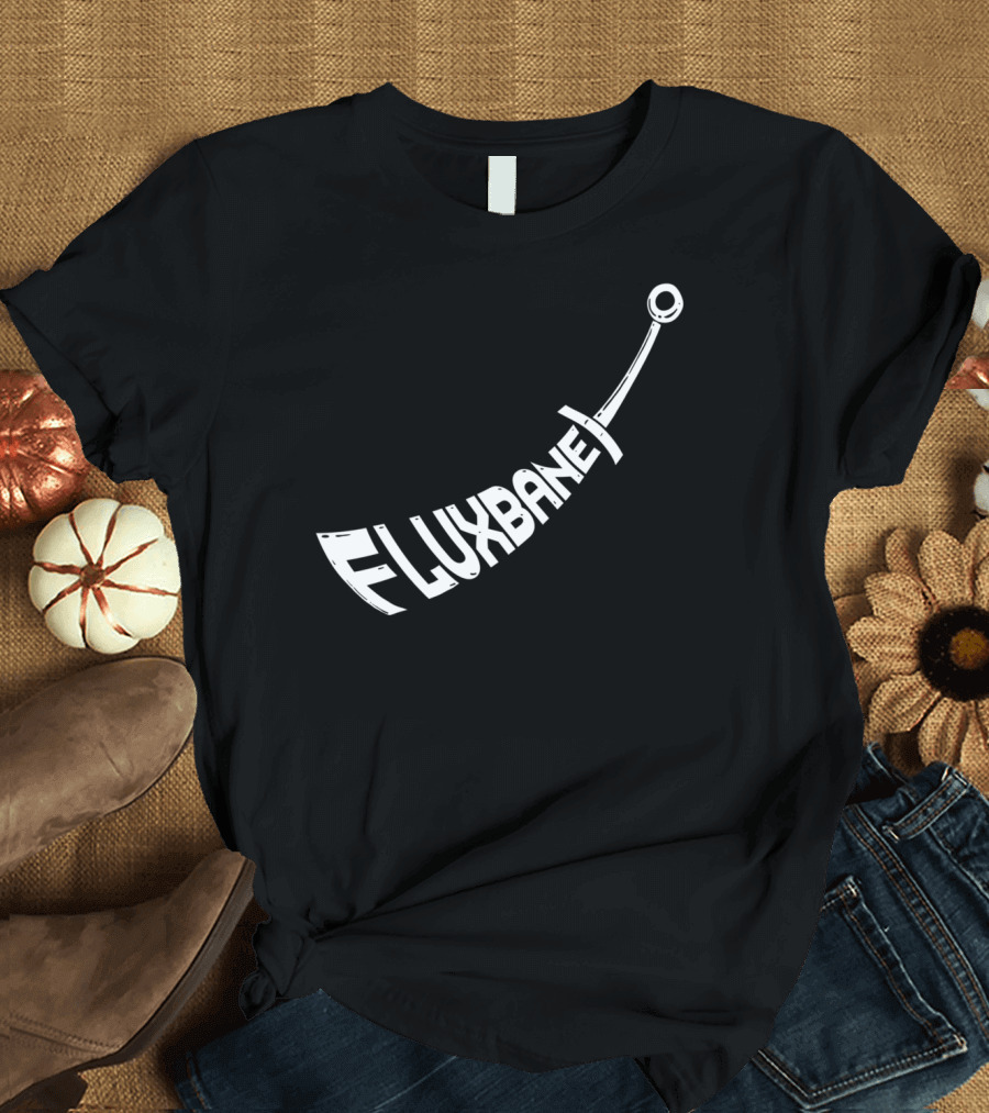 Fluxbane Whimsical Crescent Comic T-Shirt