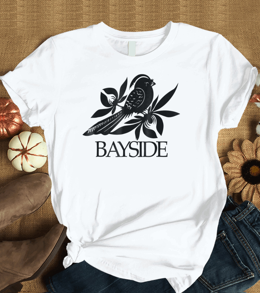 Bayside Bird and Flower T-Shirt
