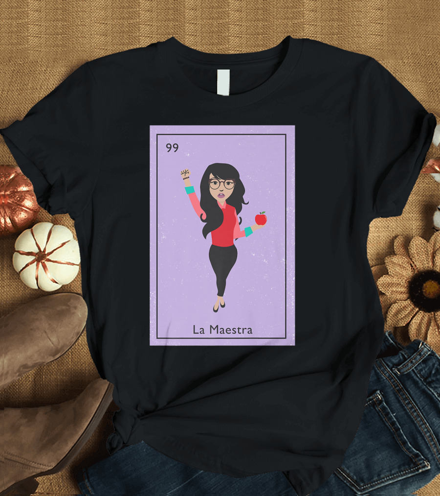 La Maestra Card 99 Apple Raising Fist T-Shirt