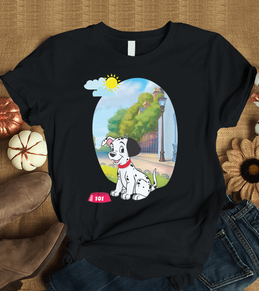 Disney 101 Dalmatians Happy Puppy in Sunny Park T-Shirt