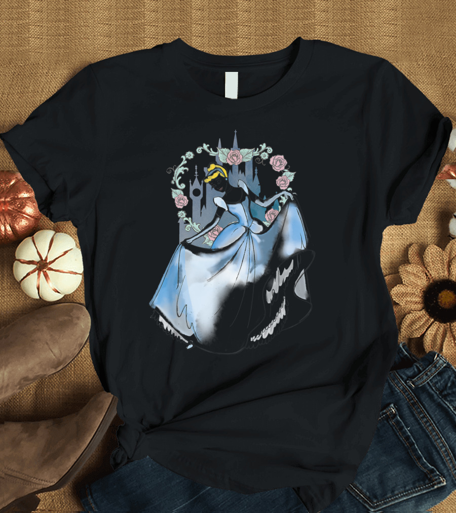 Disney Cinderella Dancing Castle Roses T-Shirt