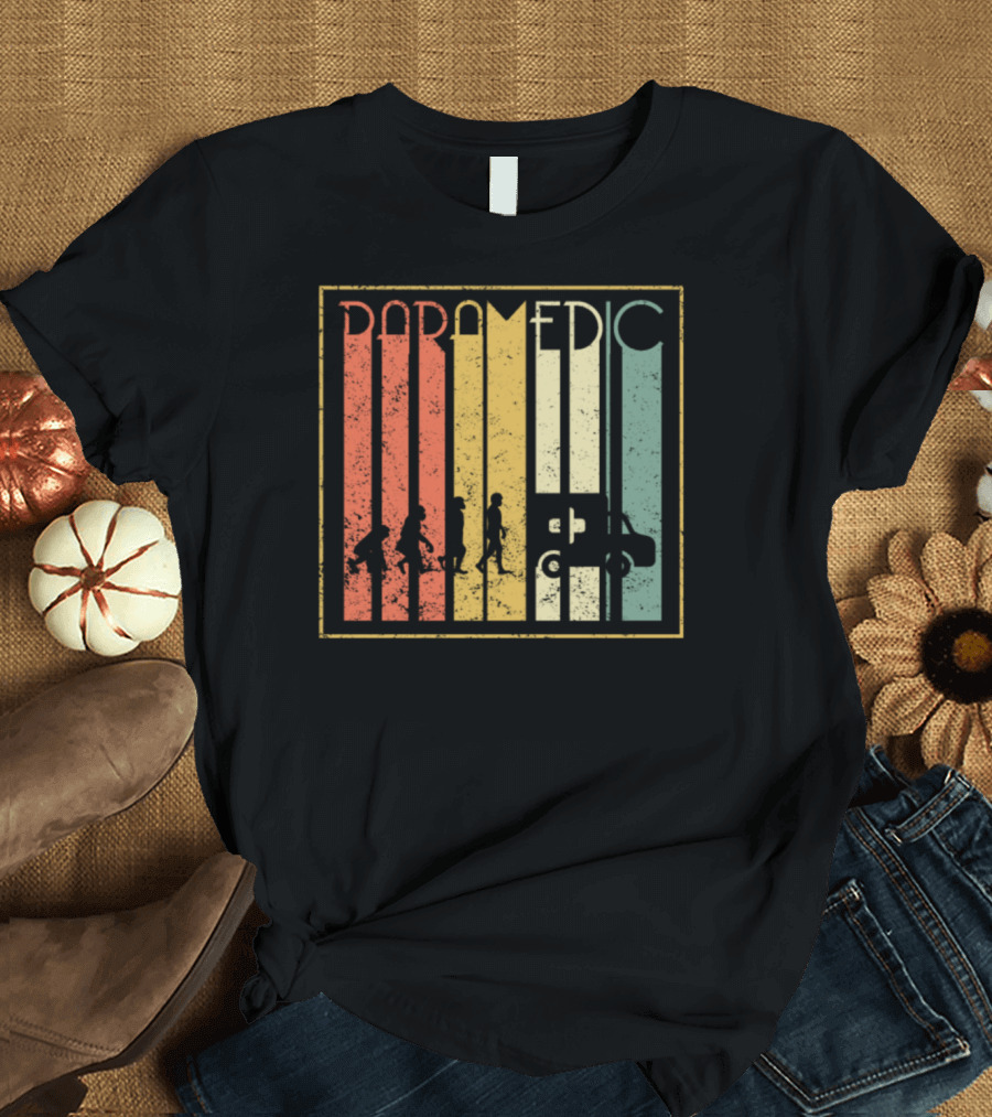 Paramedic Evolution Rescue Emergency Call Ambulance T-Shirt