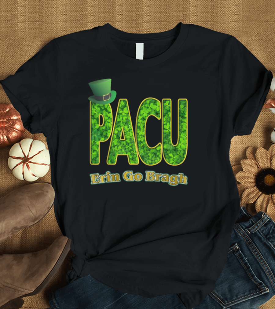 Pacu Erin Go Bragh Shamrock Nurses T-Shirt