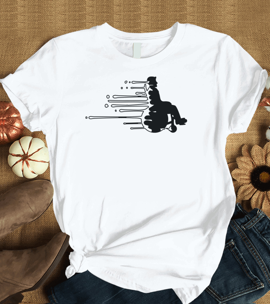 Drops Wheelchair Melting Ice Graffiti Co Urban T-Shirt