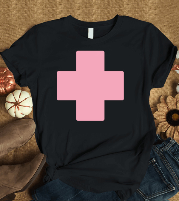 T-Shirt: Pink Medical Cross T-Shirt Pink Medical Cross T-Shirt