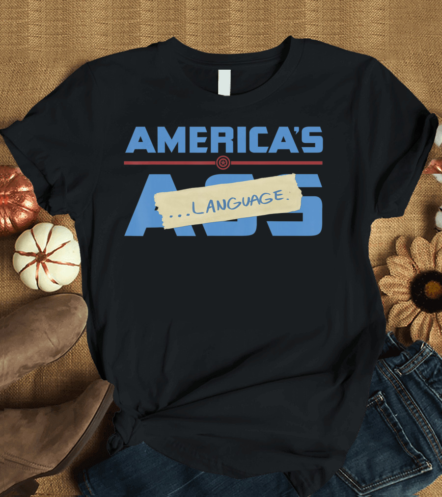 America's Language Ass Captain America Marvel Avengers Endgame T-Shirt