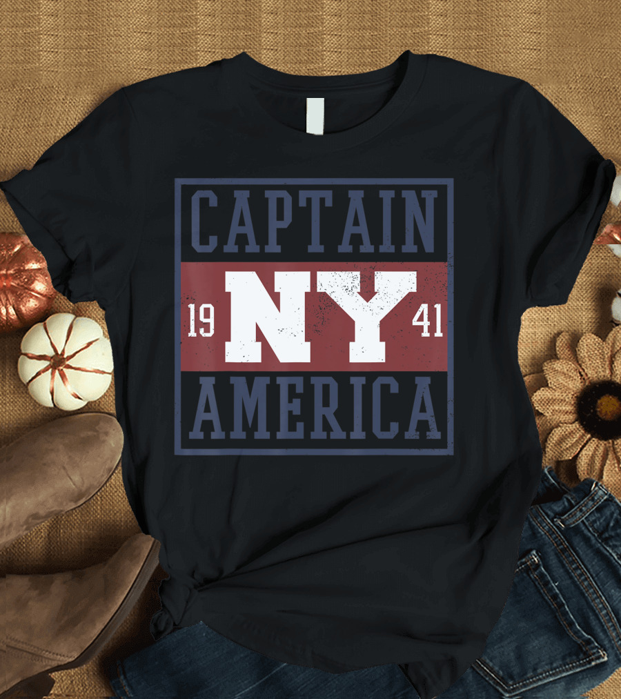 Captain America 1941 NY Urban Marvel T-Shirt