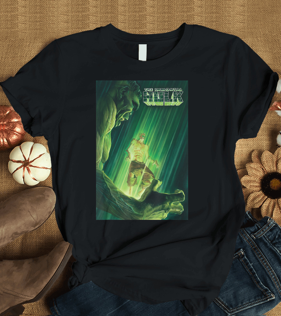 The Immortal Hulk Marvel Comic Cover Featuring The One Below All Confrontation T-Shirt