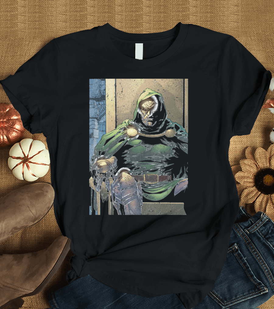 Marvel Doctor Doom Iron Man Legacy Throne Scene T-Shirt
