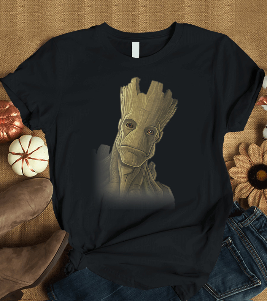 Marvel Guardians of the Galaxy Groot Face Character Closeup T-Shirt