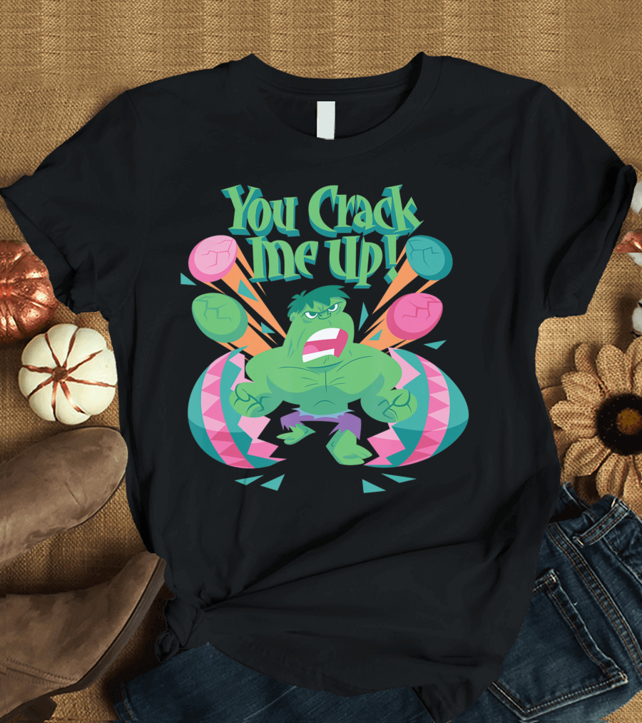 Marvel Hulk You Crack Me Up Easter Eggs Smash T-Shirt