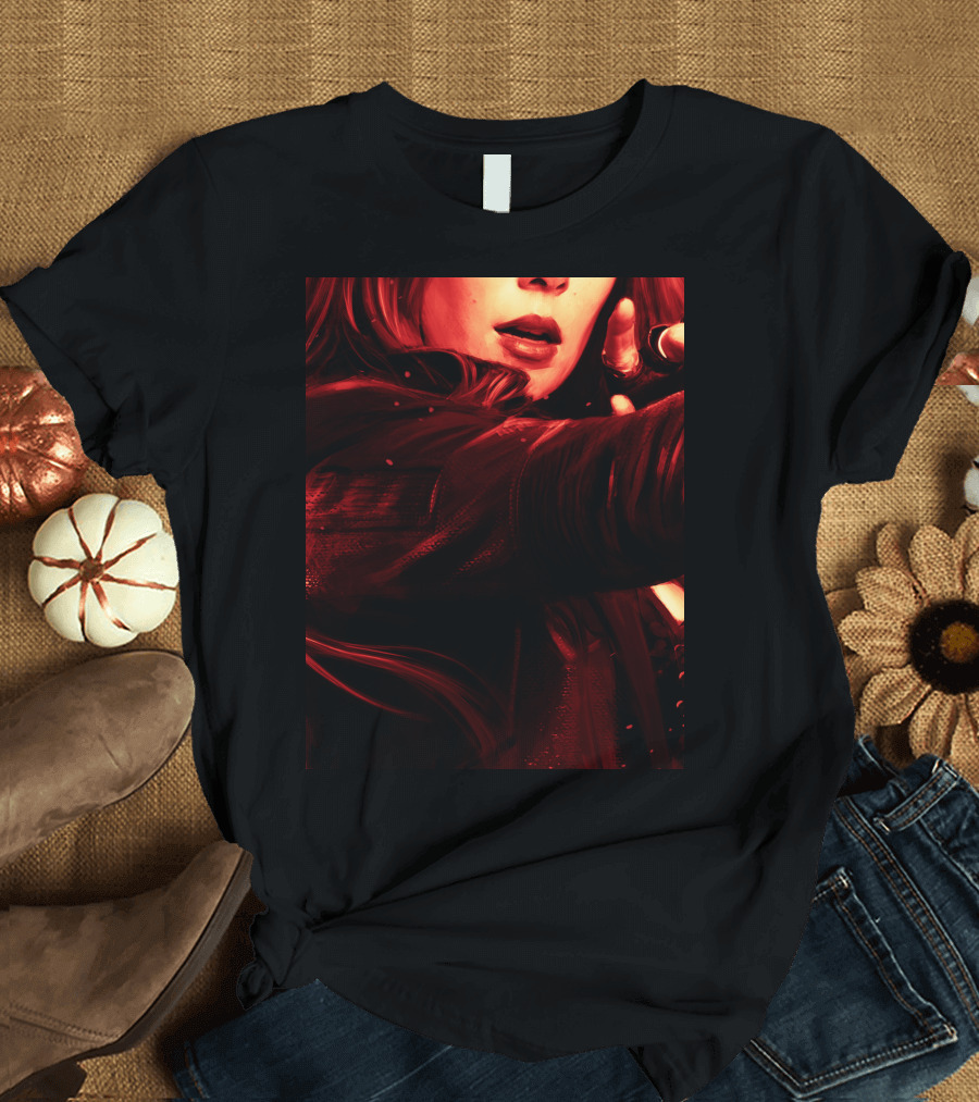 Marvel Infinity War Scarlet Witch Red Aesthetic T-Shirt