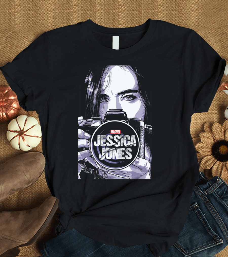 MARVEL Jessica Jones Camera Lens T-Shirt