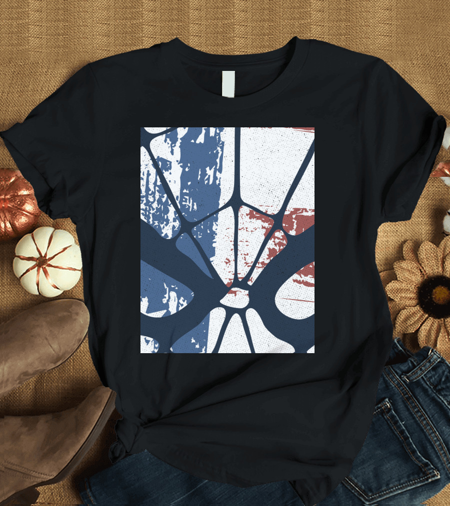 Marvel Spider Man American Flag Face T-Shirt