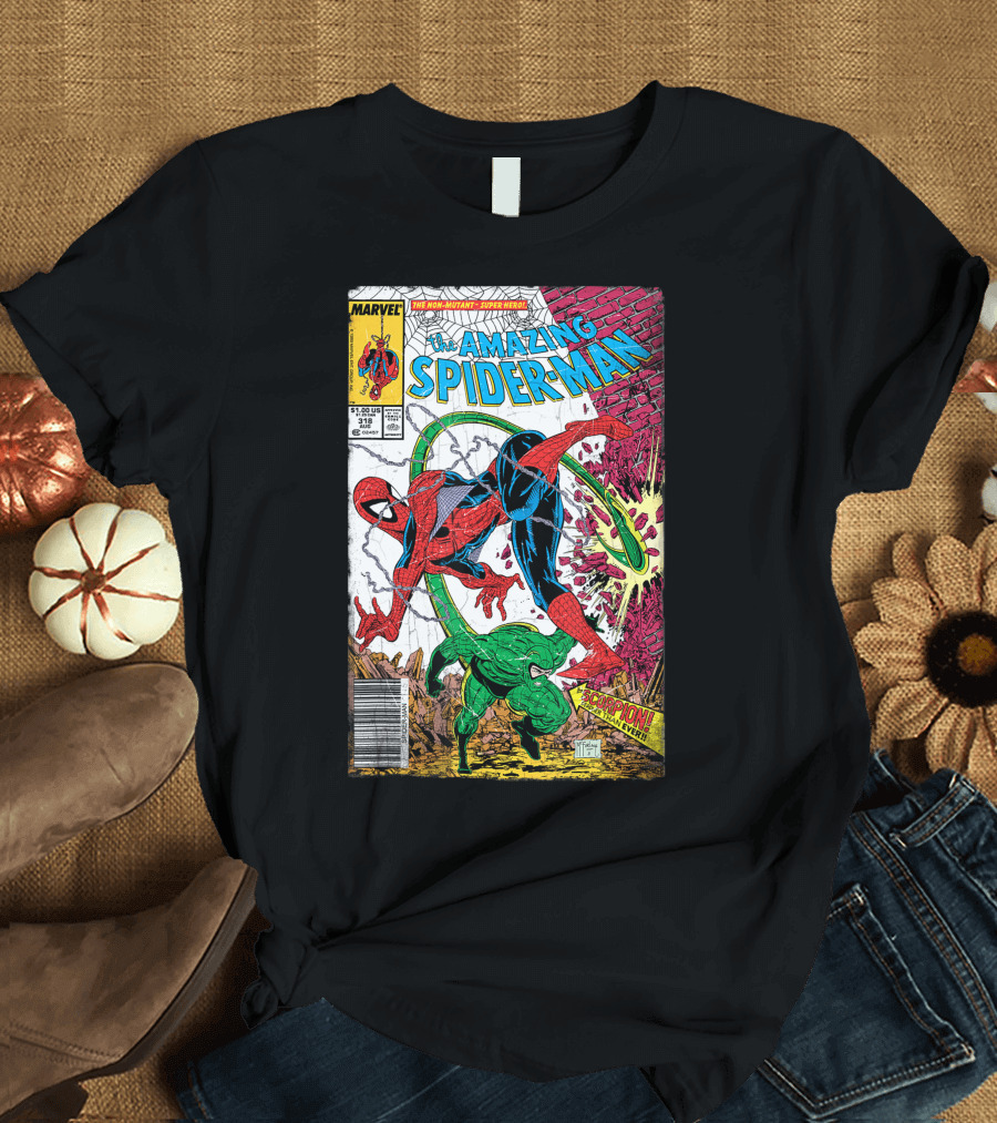 Marvel The Amazing Spider-Man The Non-Mutants Scorpion Cover T-Shirt