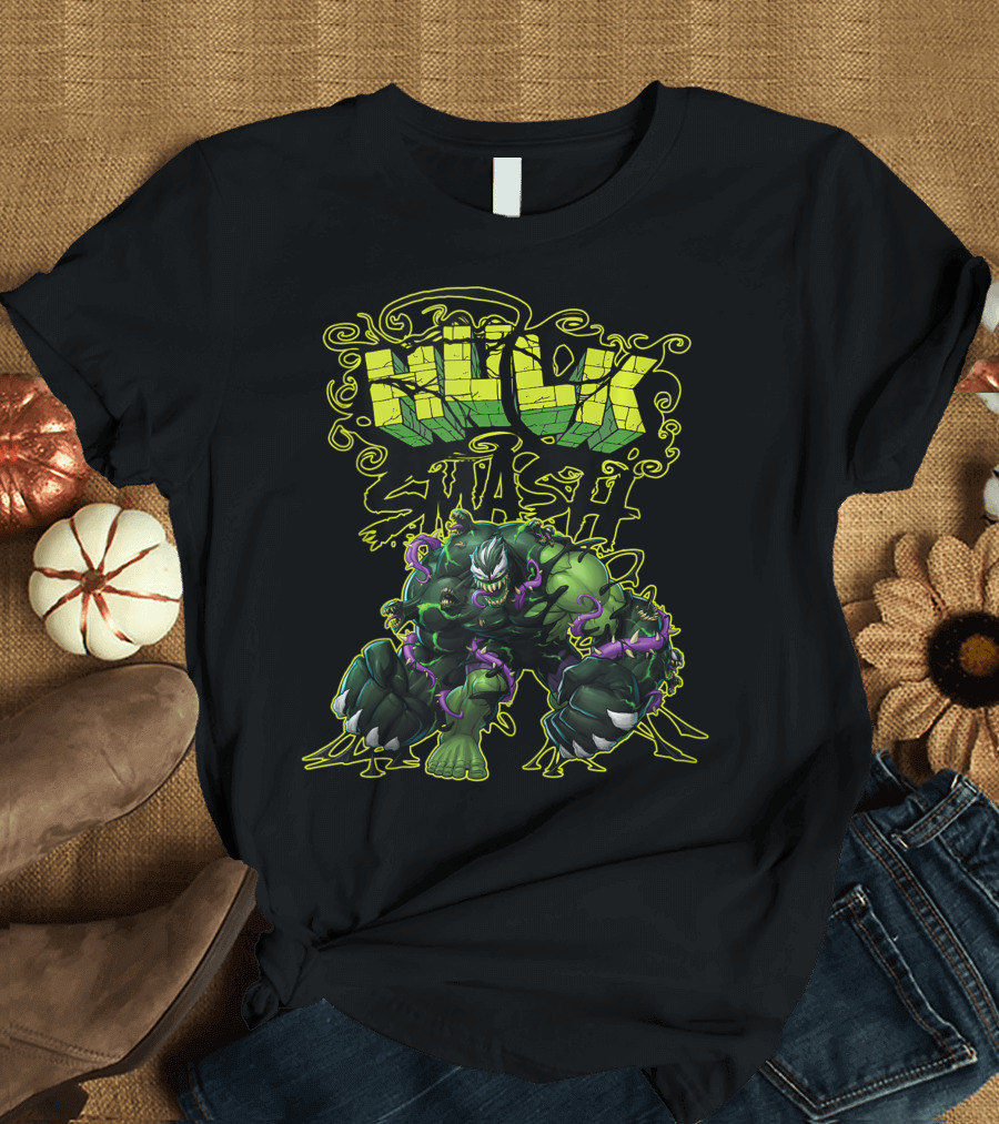 Marvel Maximum Venom: Hulk Smash Venomized Spider-Man 8E T-Shirt