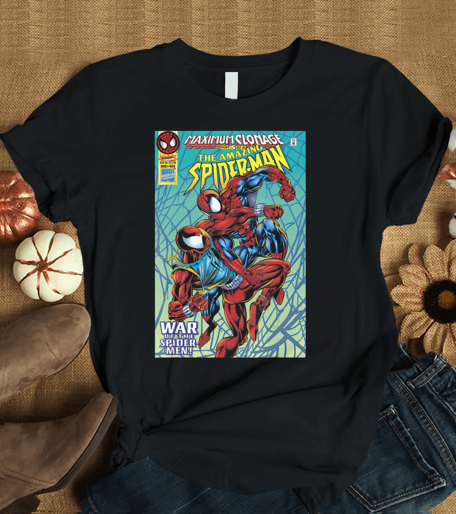 Maximum Clonage War of the Spider-Men The Amazing Spider-Man Comic Cover T-Shirt