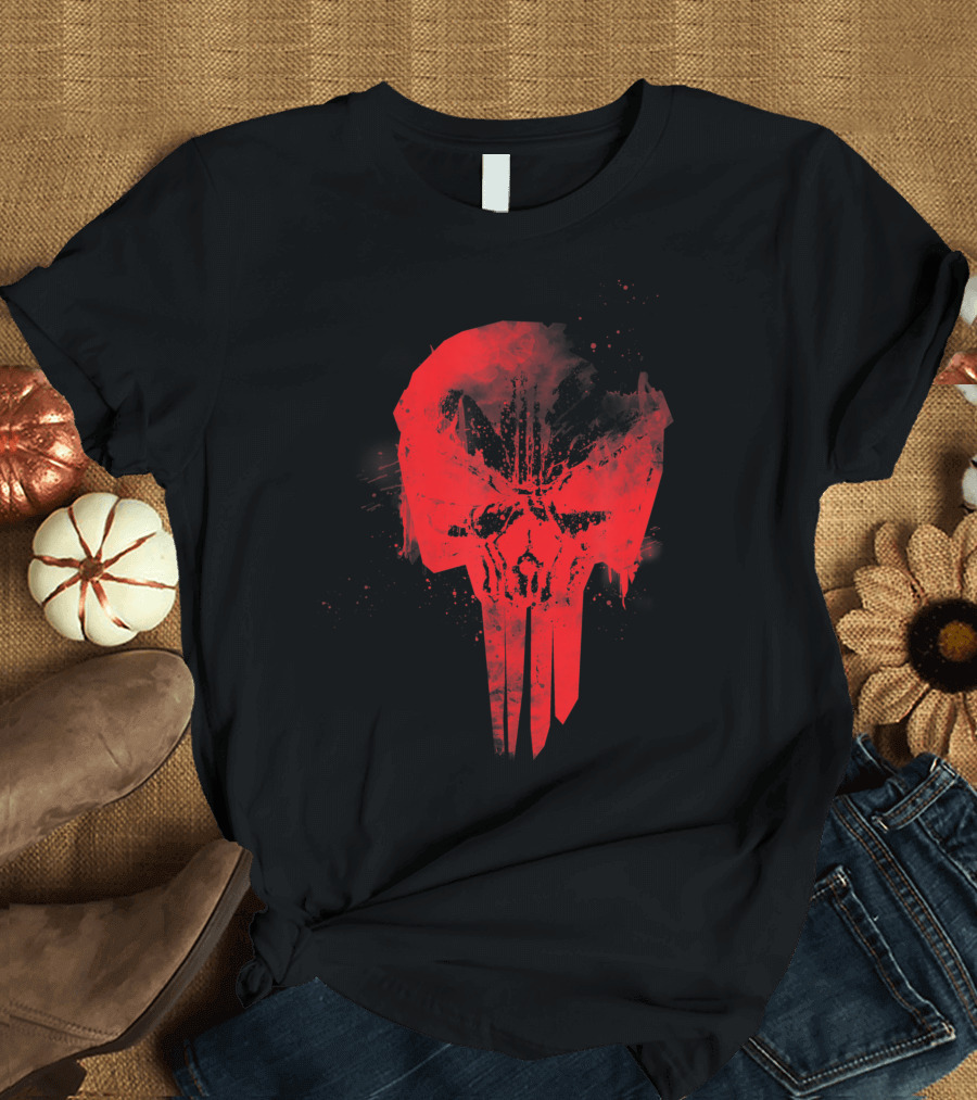 Marvel Punisher Red Skull T-Shirt