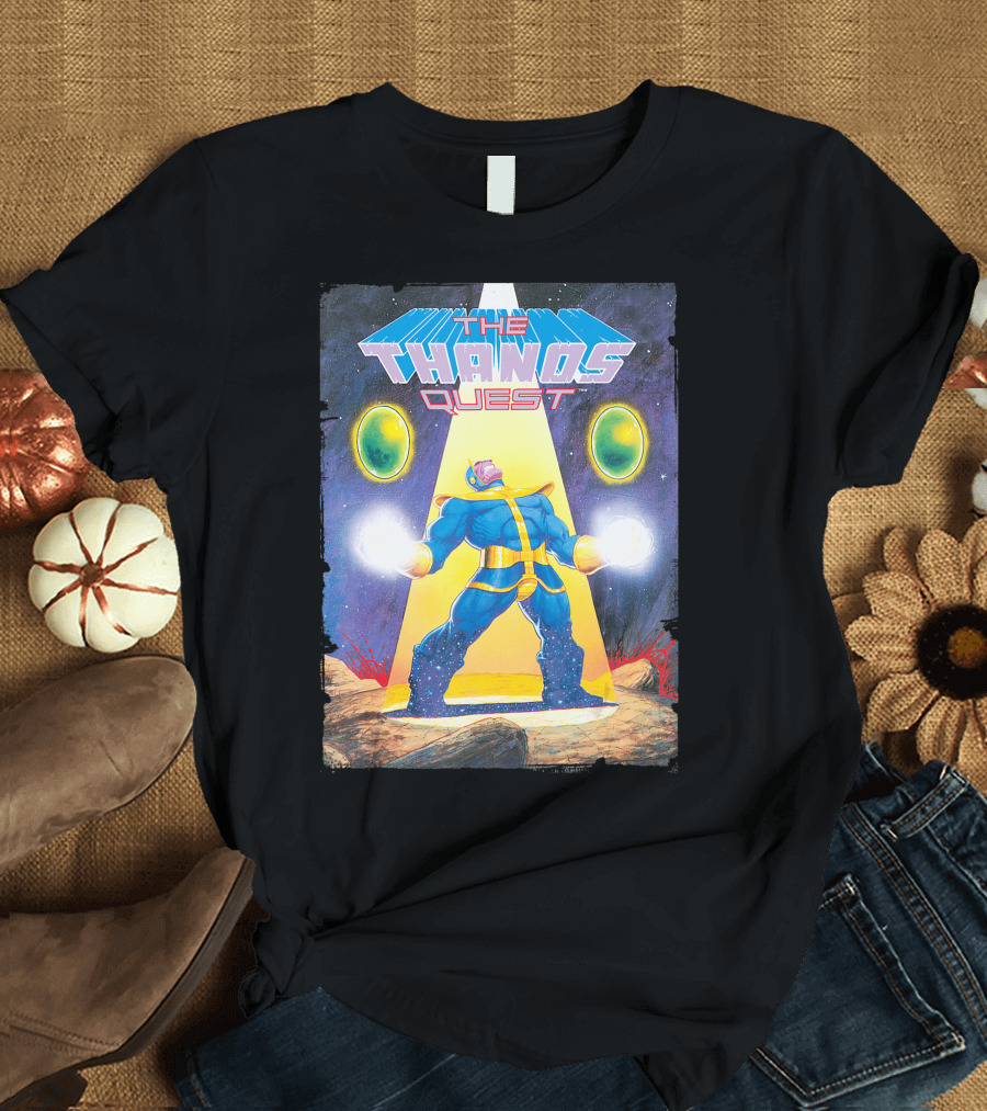 Marvel The Thanos Quest Comic Cover Thanos Infinity Stones T-Shirt