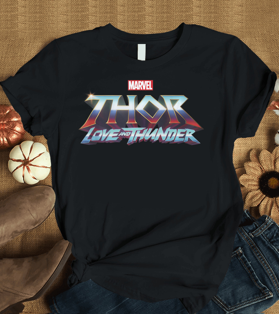 Marvel Thor Love and Thunder Logo T-Shirt