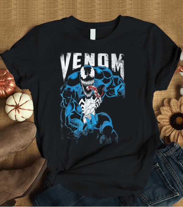 T-Shirt: Venom Marvel Bloody Tongue T-Shirt Venom Marvel Bloody Tongue T-Shirt