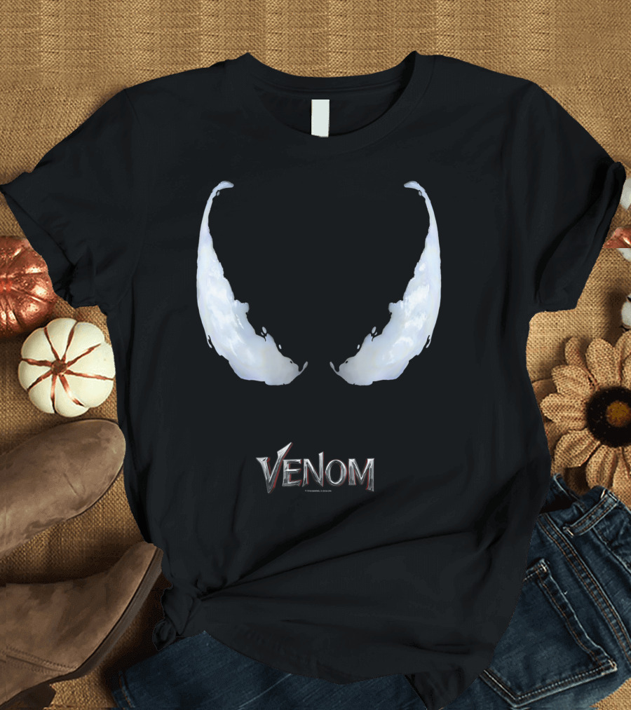 Venom Marvel Iconic White Eyes T-Shirt