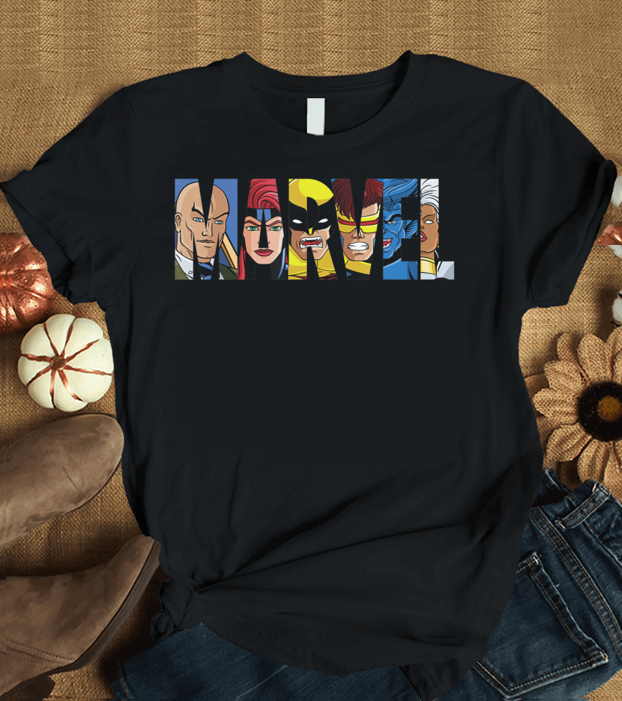 Marvel X-Men Characters Collage T-Shirt
