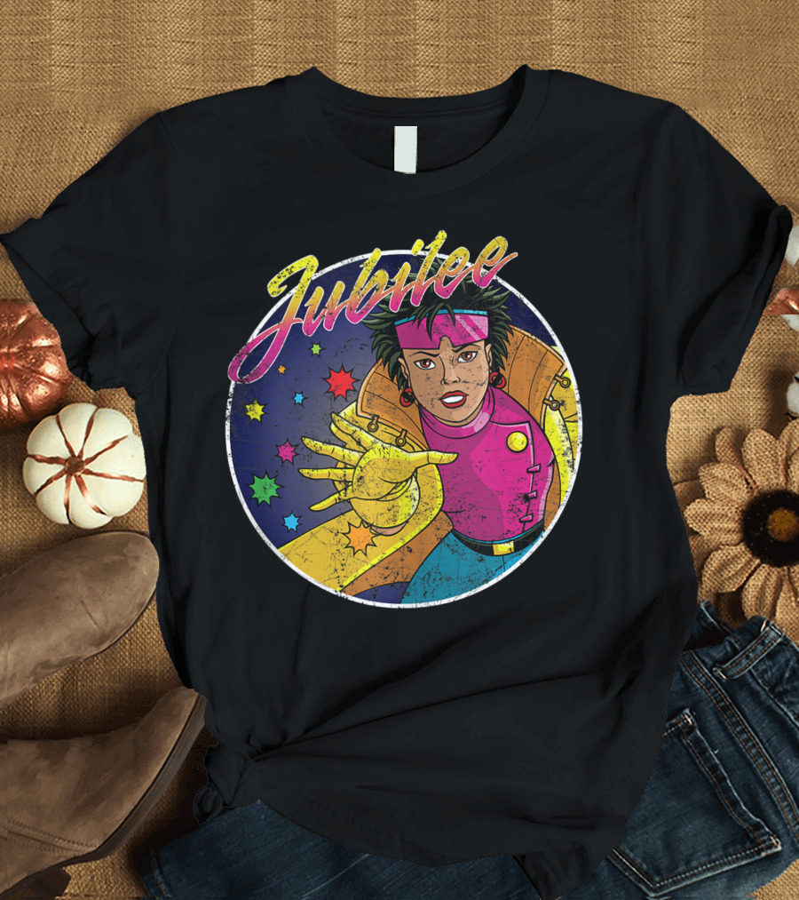 Jubilee Marvel X-Men 90s Comic Style Vintage T-Shirt