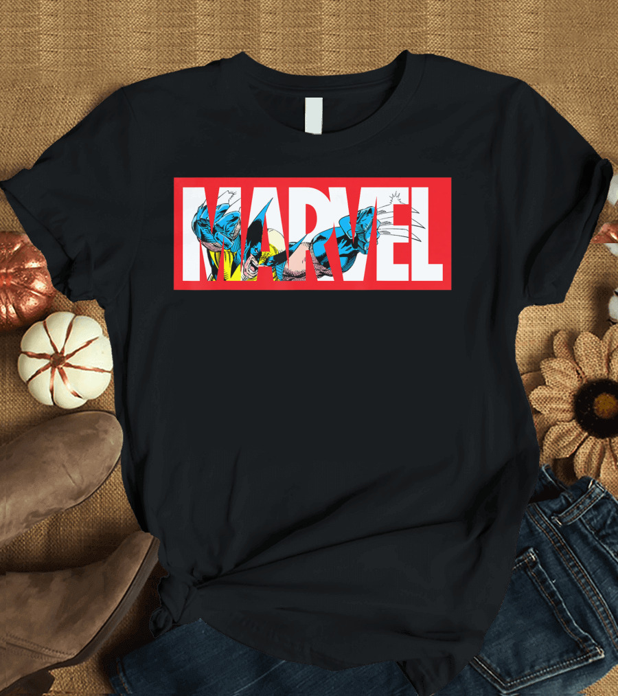 Marvel Wolverine X Men Claws Fill T-Shirt