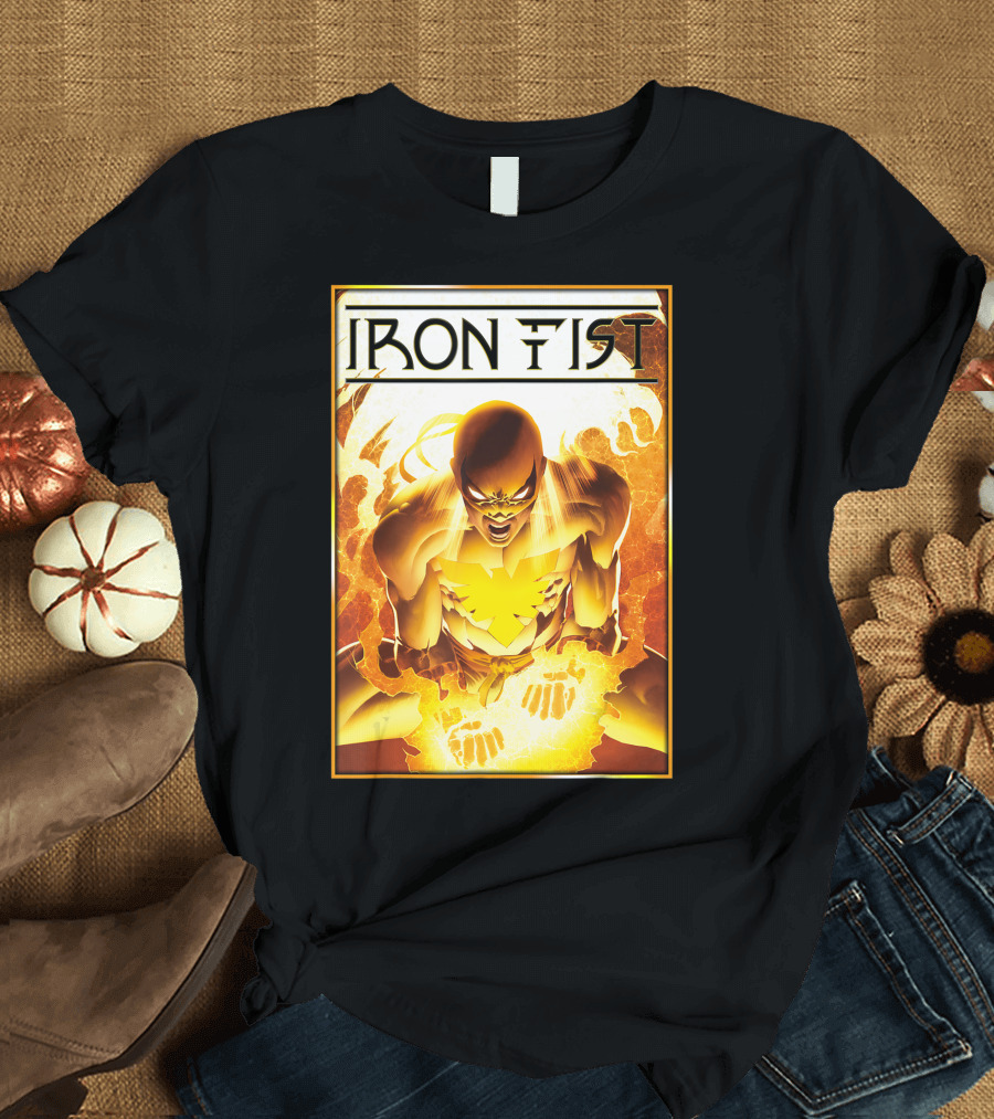Iron Fist Marvel Fiery Display T-Shirt