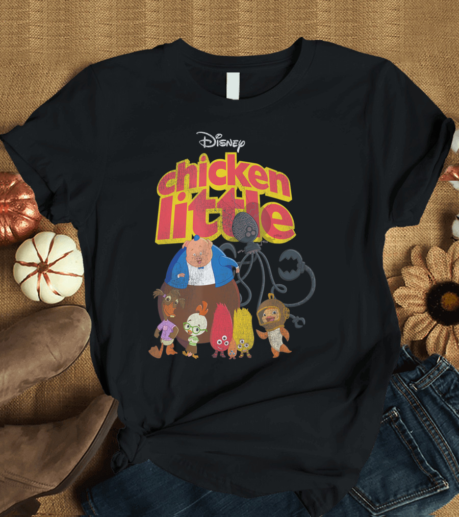 Disney Chicken Little Animated Character Group T-Shirt