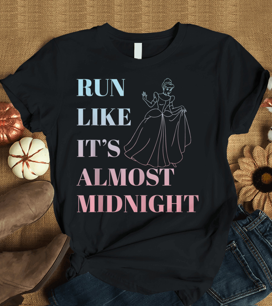 Disney Cinderella Run Like It's Almost Midnight T-Shirt