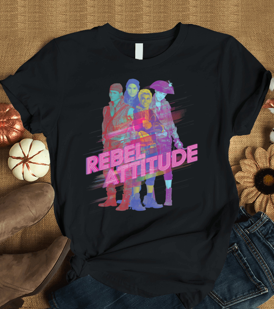 Rebel Attitude Disney Descendants 2 Male Characters T-Shirt