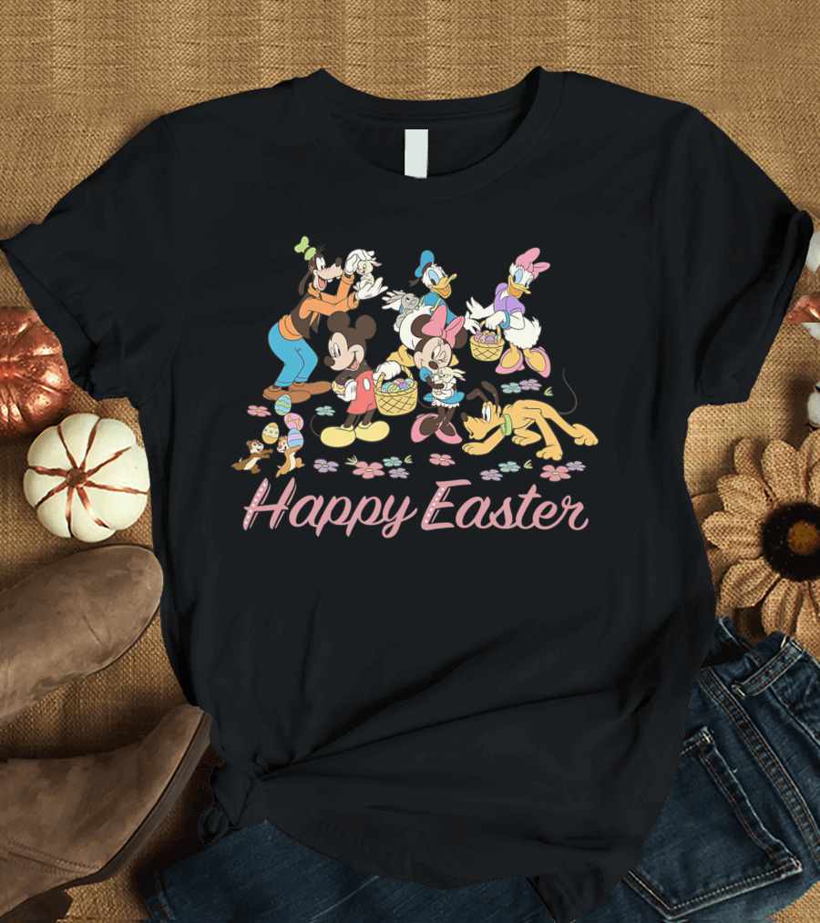 Disney Happy Easter with Mickey and Friends T-Shirt