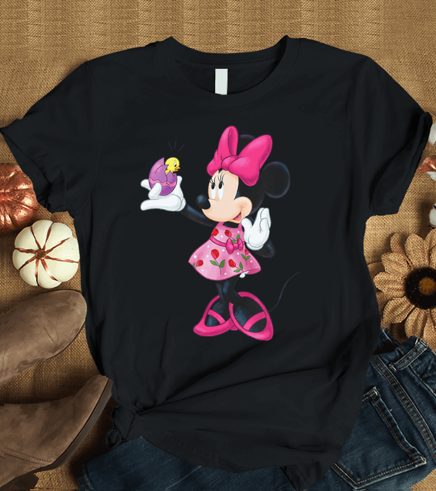 Disney Easter Minnie Mouse Chick and Egg T-Shirt