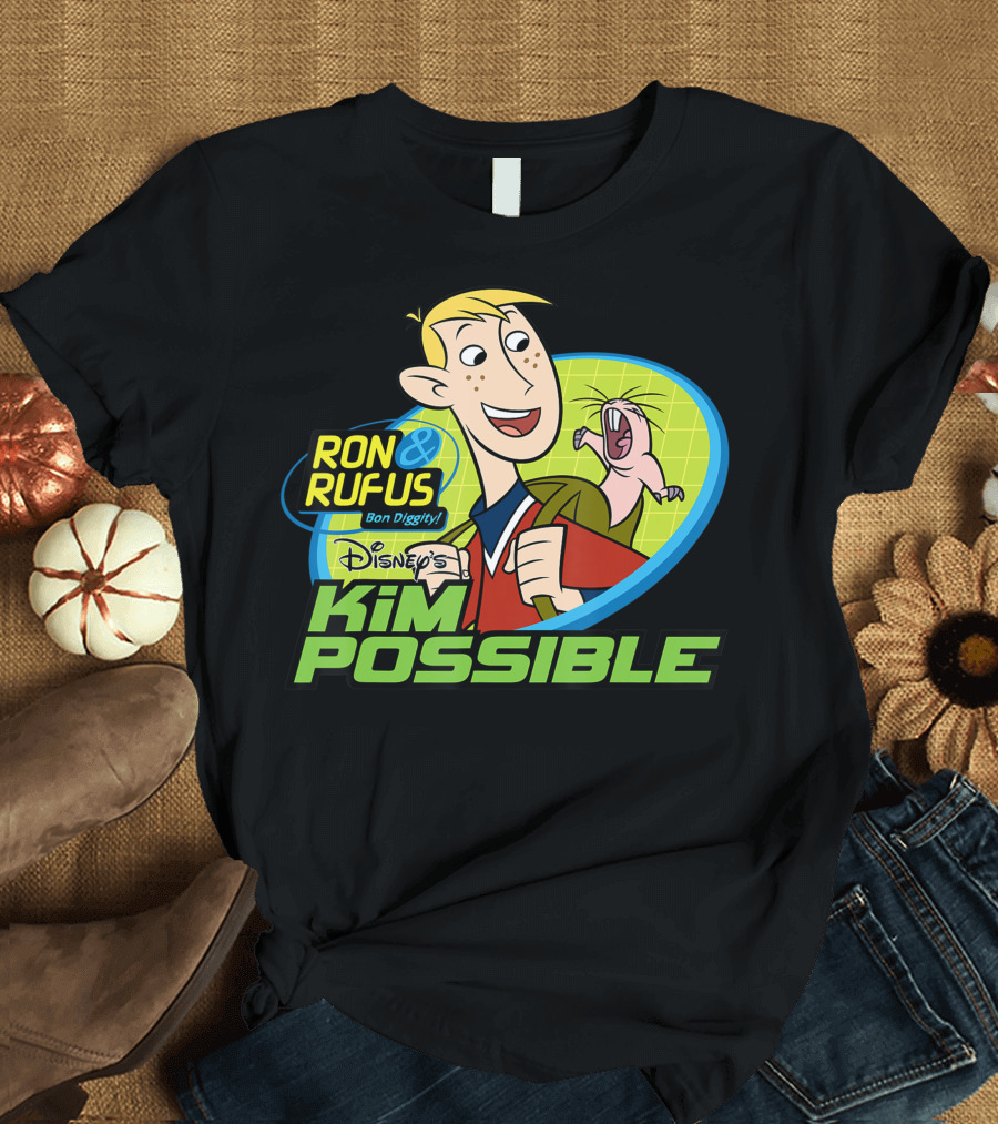 Disney Kim Possible Ron and Rufus Bon Diggity T-Shirt