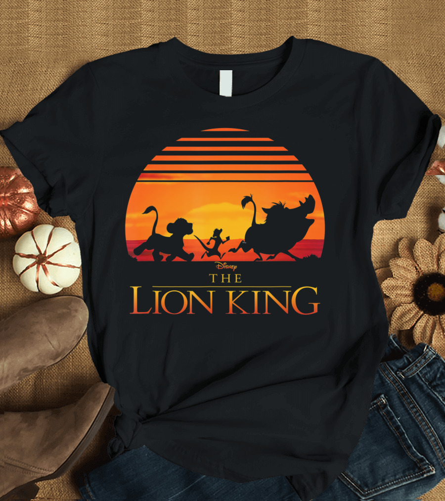 Disney The Lion King Sunset Silhouette Parade T-Shirt