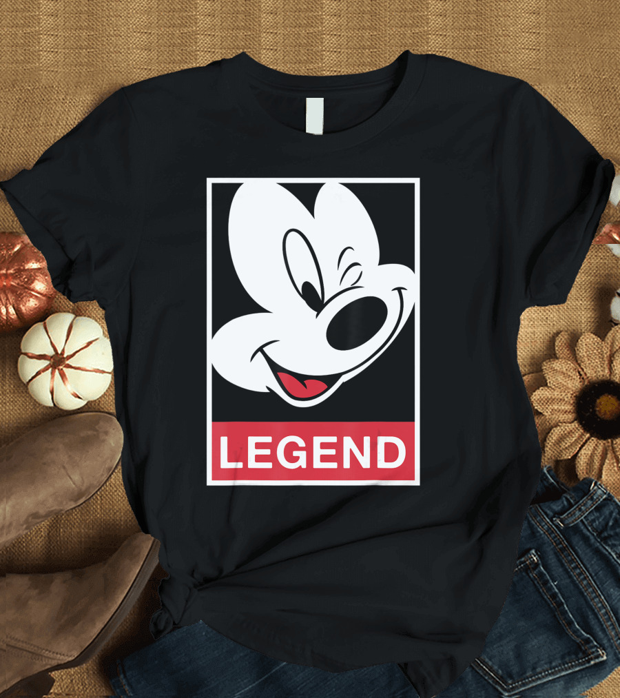 Mickey Mouse Legend Disney Mickey And Friends T-Shirt