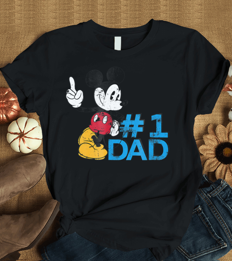 Mickey Mouse #1 Dad Disney T-Shirt